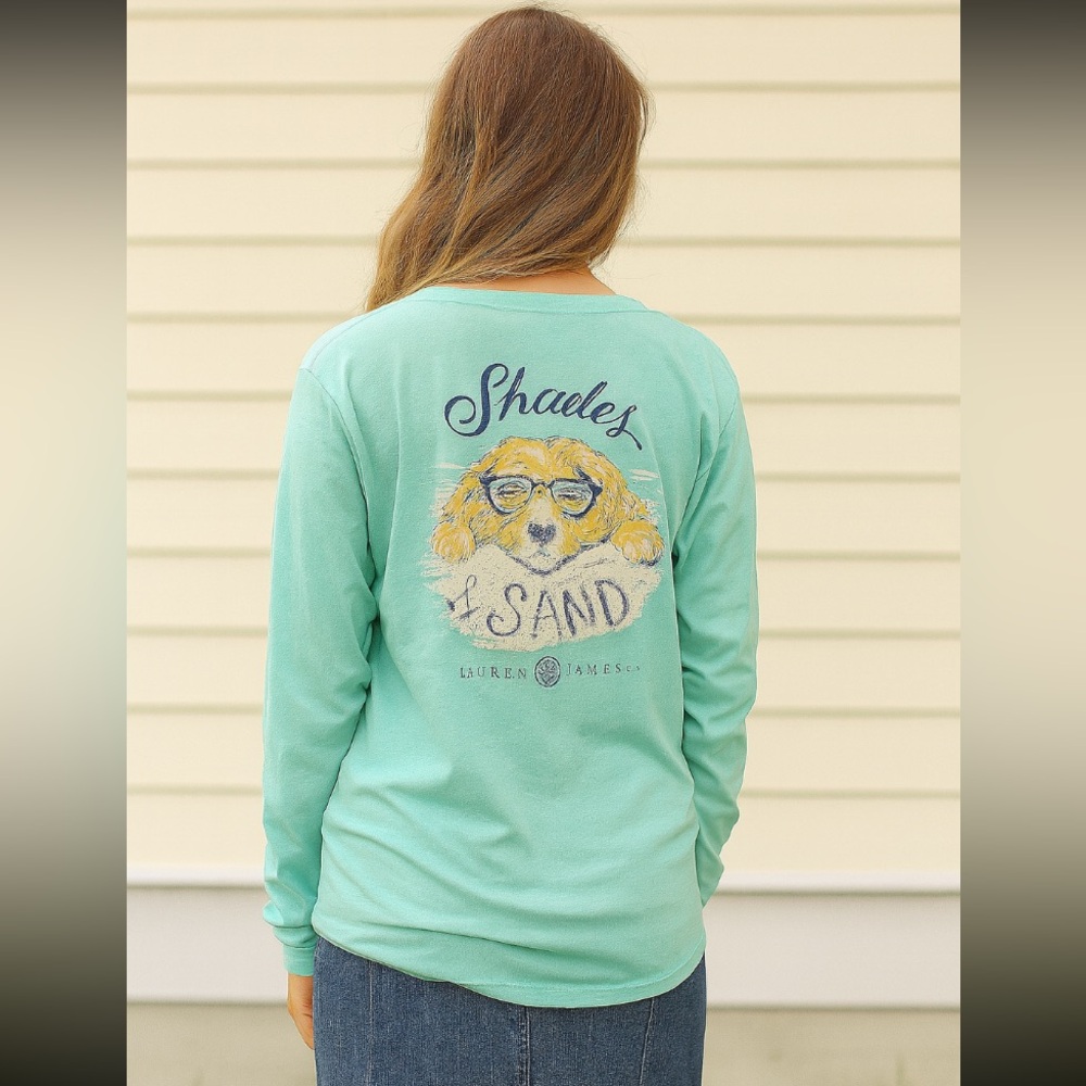 Lauren James Shades & Sand Dog UPF 30+ Women’s Top Size Large